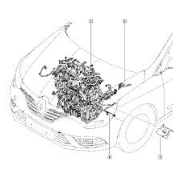 KADJAR MEGANE 4 TALİSMAN  R9M MOTOR TESİSATI 240118833R